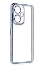 Newface Vivo Y27 Kılıf Razer Lensli Silikon - Açık Mavi - Görsel 2