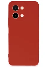 Newface Vivo Y28 Kılıf First Silikon - Kırmızı