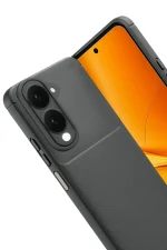Newface Vivo Y29S Auto Focus Karbon Kapak - Gri - Görsel 2