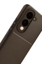 Newface Vivo Y29S Auto Focus Karbon Kapak - Kahverengi - Görsel 4