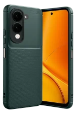 Newface Vivo Y29S Auto Focus Karbon Kapak - Koyu Yeşil