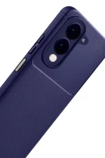 Newface Vivo Y29S Auto Focus Karbon Kapak - Lacivert - Görsel 4
