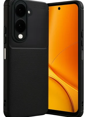 Newface Vivo Y29S Auto Focus Karbon Kapak - Siyah