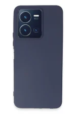 Newface Vivo Y35 Kılıf First Silikon - Lacivert