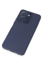 Newface Vivo Y35 Kılıf First Silikon - Lacivert - Görsel 4