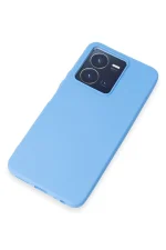 Newface Vivo Y35 Kılıf First Silikon - Mavi - Görsel 4