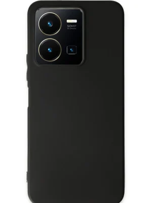Newface Vivo Y35 Kılıf First Silikon - Siyah