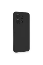 Newface Vivo Y35 Kılıf Nano içi Kadife Silikon - Siyah - Görsel 2