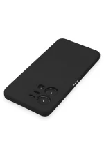 Newface Vivo Y35 Kılıf Nano içi Kadife Silikon - Siyah - Görsel 4