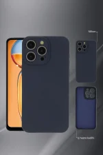 Newface Vivo Y36 Kılıf Nano içi Kadife Silikon - Pudra - Görsel 3