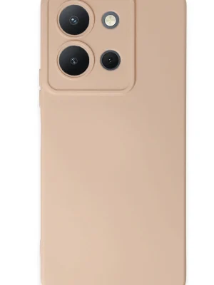 Newface Vivo Y36 Kılıf Nano içi Kadife Silikon - Pudra