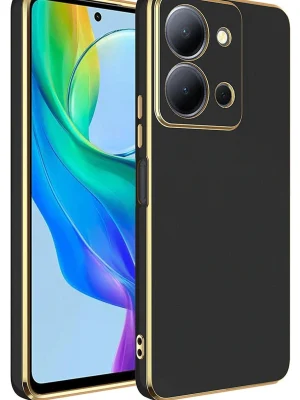 Newface Vivo Y36 Kılıf Volet Silikon - Siyah