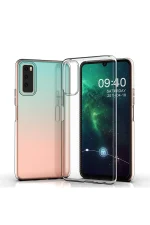 Newface Vivo Y53S Kılıf Lüx Şeffaf Silikon - Görsel 3