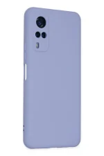 Newface Vivo Y53S Kılıf Nano içi Kadife Silikon - Lila - Görsel 3