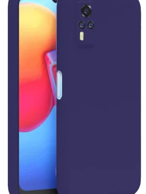 Newface Vivo Y53S Kılıf Nano içi Kadife Silikon - Mor