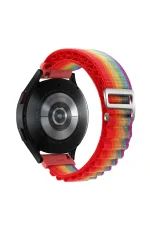 Newface Watch 20mm KR410 Kumaş Kordon - Gökkuşağı 1 - Görsel 2