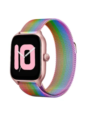 Newface Watch 20mm Metal Mıknatıslı Kordon - Gökkuşağı