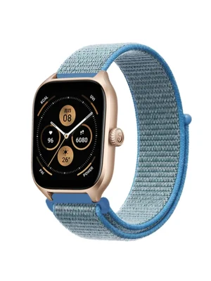 Newface Watch 22mm Hasırlı Cırtcırtlı Kordon - Turkuaz