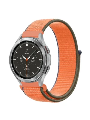 Newface Watch 22mm Hasırlı Cırtcırtlı Kordon - Turuncu