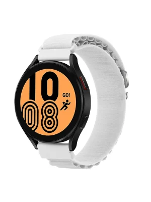 Newface Watch 22mm KR410 Kumaş Kordon - Beyaz