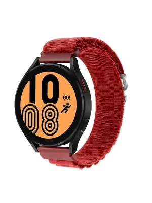Newface Watch 22mm KR410 Kumaş Kordon - Kırmızı