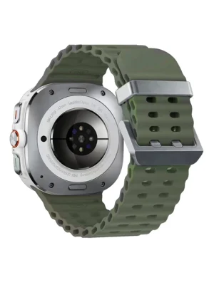 Newface Watch 7 Ultra KR417 Rug Silikon Kordon - Koyu Yeşil