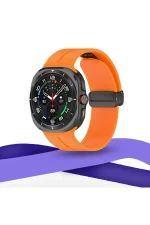 Newface Watch 7 Ultra KR418 Tender Silikon Kordon - Gri - Görsel 2