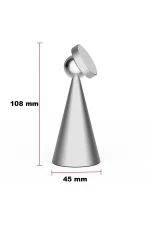 Newface WS01 Magnetli Holder - Gümüş - Görsel 3