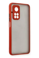 Newface Xiaomi Mi 10T Kılıf Montreal Silikon Kapak - Kırmızı - Görsel 2