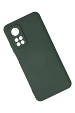 Newface Xiaomi Mi 10T Kılıf Nano içi Kadife Silikon - Koyu Yeşil - Görsel 3