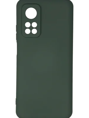 Newface Xiaomi Mi 10T Kılıf Nano içi Kadife Silikon - Koyu Yeşil