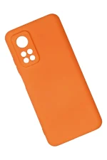 Newface Xiaomi Mi 10T Kılıf Nano içi Kadife Silikon - Turuncu - Görsel 3