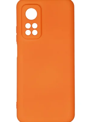 Newface Xiaomi Mi 10T Kılıf Nano içi Kadife Silikon - Turuncu