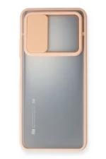 Newface Xiaomi Mi 10T Kılıf Palm Buzlu Kamera Sürgülü Silikon - Pembe - Görsel 2