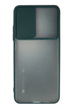 Newface Xiaomi Mi 10T Kılıf Palm Buzlu Kamera Sürgülü Silikon - Yeşil - Görsel 3