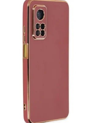 Newface Xiaomi Mi 10T Kılıf Volet Silikon - Kırmızı