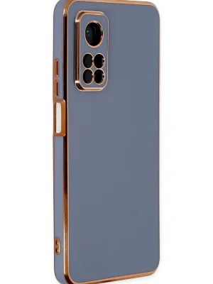 Newface Xiaomi Mi 10T Kılıf Volet Silikon - Mavi