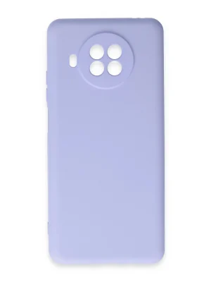 Newface Xiaomi Mi 10T Lite Kılıf Nano içi Kadife Silikon - Lila