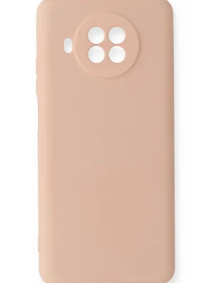 Newface Xiaomi Mi 10T Lite Kılıf Nano içi Kadife Silikon - Pudra