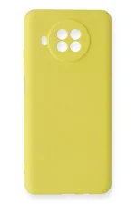 Newface Xiaomi Mi 10T Lite Kılıf Nano içi Kadife Silikon - Sarı