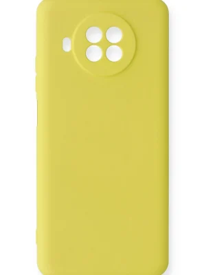 Newface Xiaomi Mi 10T Lite Kılıf Nano içi Kadife Silikon - Sarı