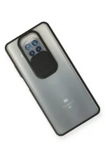 Newface Xiaomi Mi 10T Lite Kılıf Palm Buzlu Kamera Sürgülü Silikon - Siyah - Görsel 3