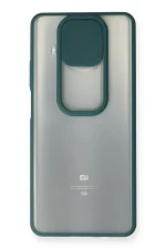 Newface Xiaomi Mi 10T Lite Kılıf Palm Buzlu Kamera Sürgülü Silikon - Yeşil - Görsel 2