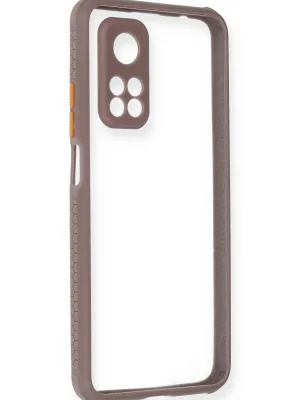 Newface Xiaomi Mi 10T Pro Kılıf Miami Şeffaf Silikon - Açık Mor