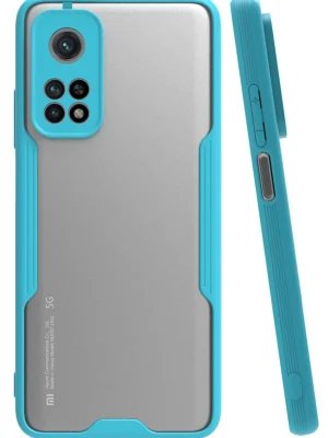 Newface Xiaomi Mi 10T Pro Kılıf Platin Silikon - Mavi