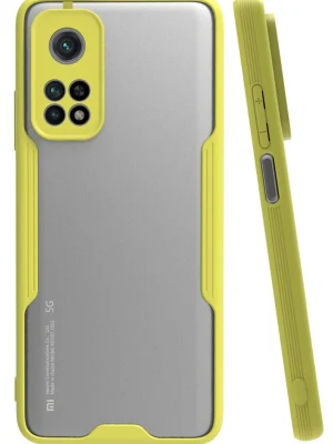 Newface Xiaomi Mi 10T Pro Kılıf Platin Silikon - Sarı
