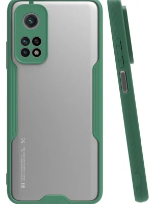 Newface Xiaomi Mi 10T Pro Kılıf Platin Silikon - Yeşil