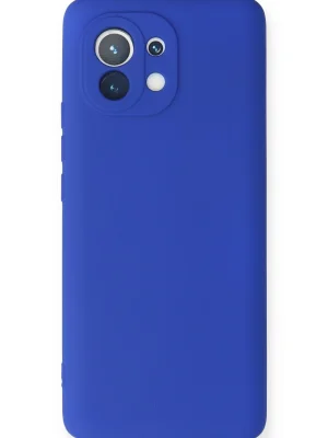 Newface Xiaomi Mi 11 Kılıf First Silikon - Lacivert