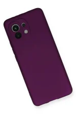 Newface Xiaomi Mi 11 Kılıf First Silikon - Mürdüm - Görsel 3