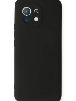 Newface Xiaomi Mi 11 Kılıf First Silikon - Siyah